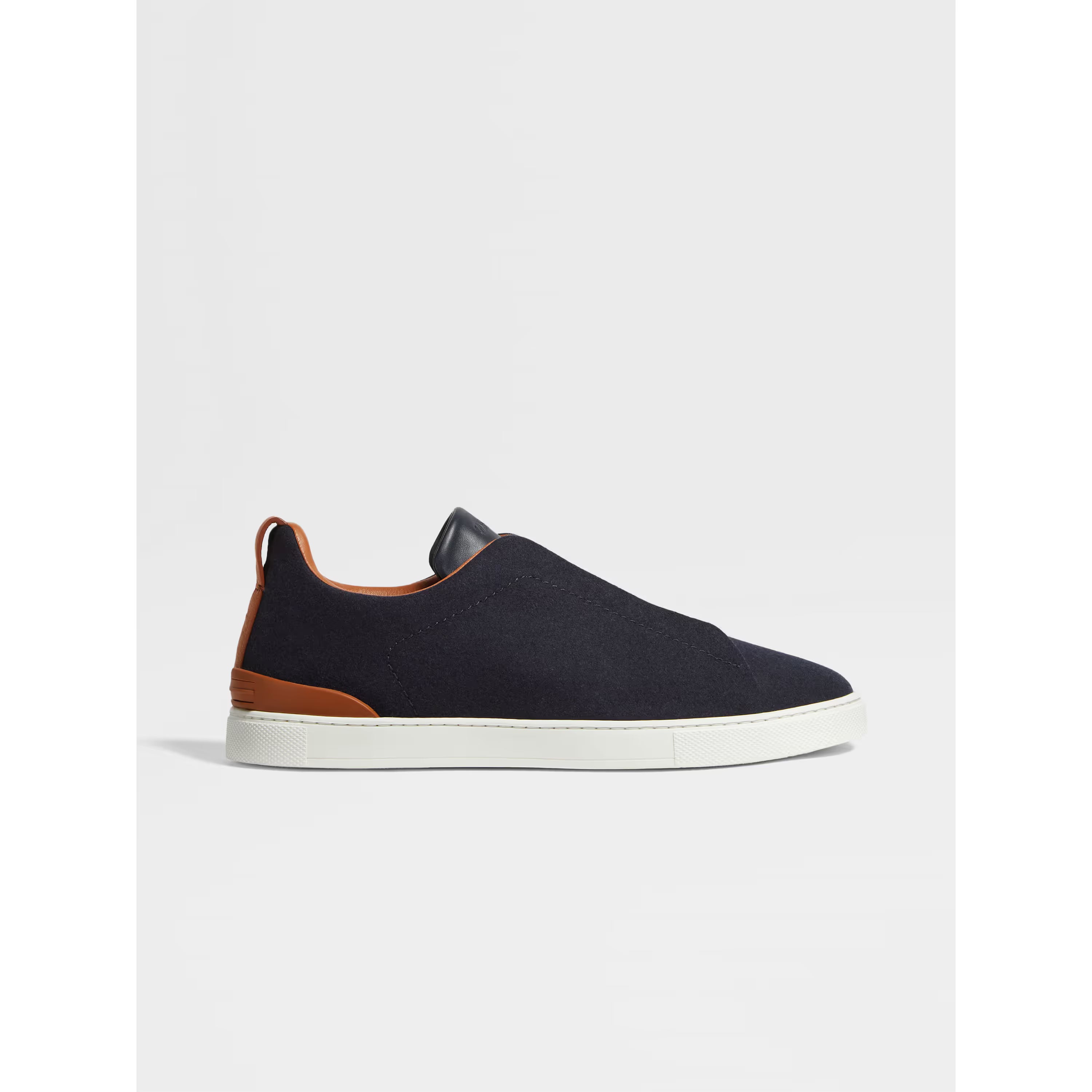 Espadrilles Zegna - Triple Stitch™ SECONDSKIN - Laine - Noir