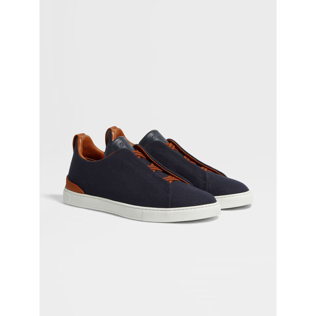 Espadrilles Zegna - Triple Stitch™ SECONDSKIN - Laine - Noir