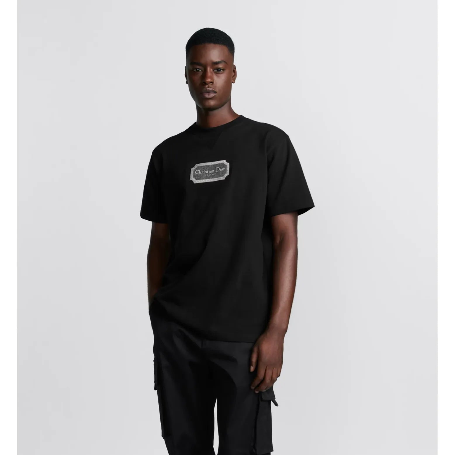 T-Shirt Christian Dior - Couture - Coupe Relax - Noir