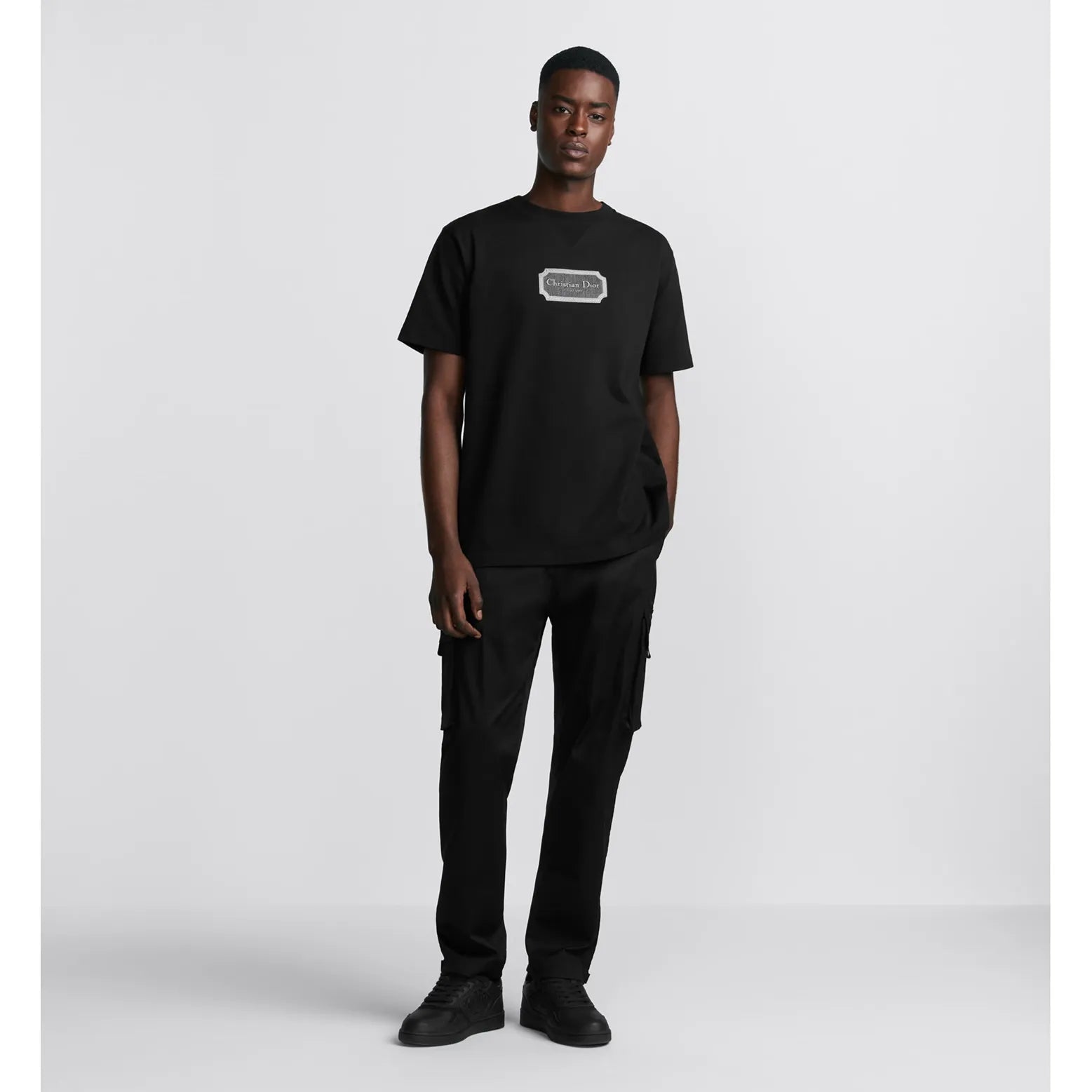 T-Shirt Christian Dior - Couture - Coupe Relax - Noir