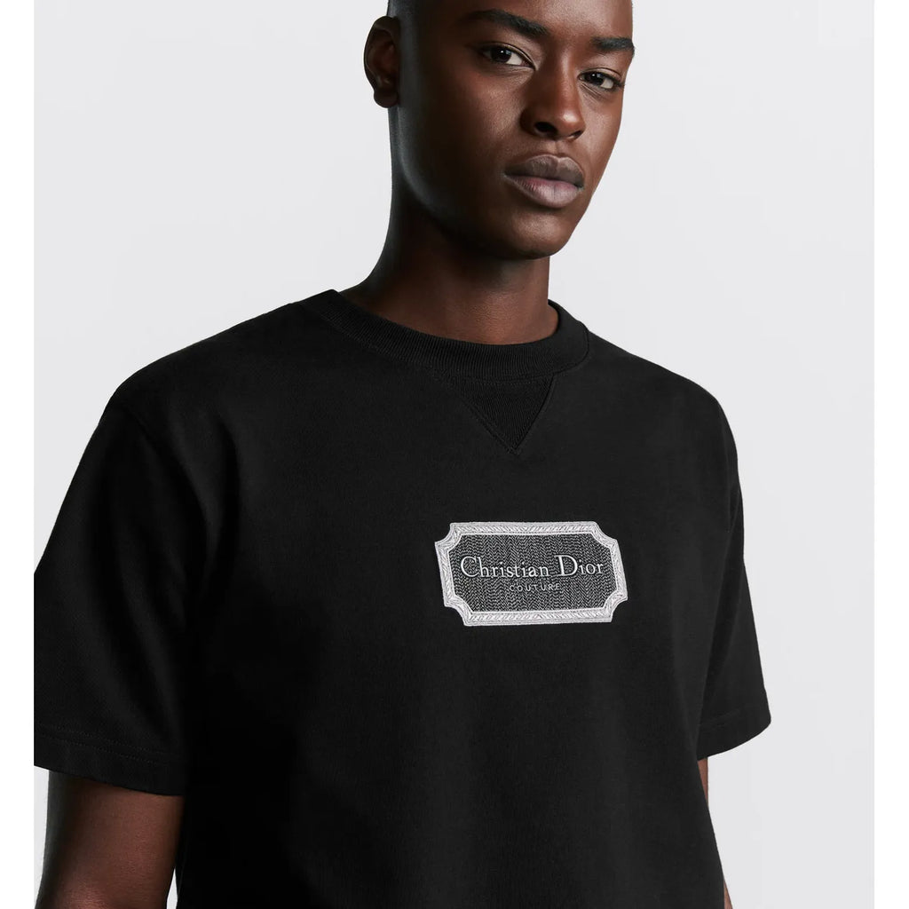 T-Shirt Christian Dior - Couture - Coupe Relax - Noir