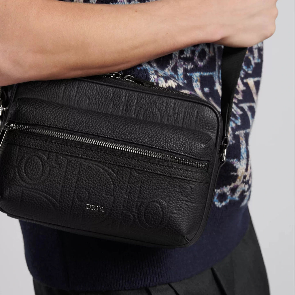 Sacoche Dior - Messenger zippé Rider 2.0 - Noir