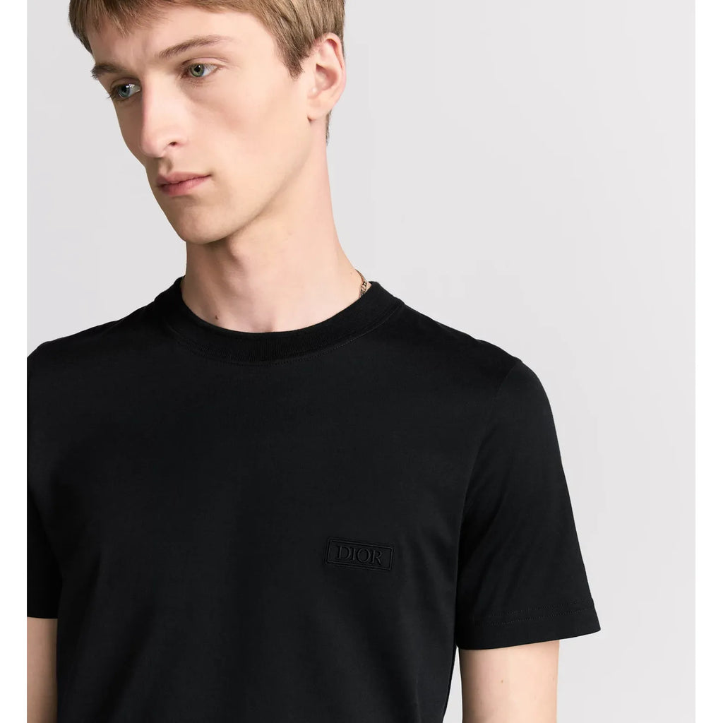 T-Shirt Christian Dior - Icon - Coton - Coupe Regular - Noir