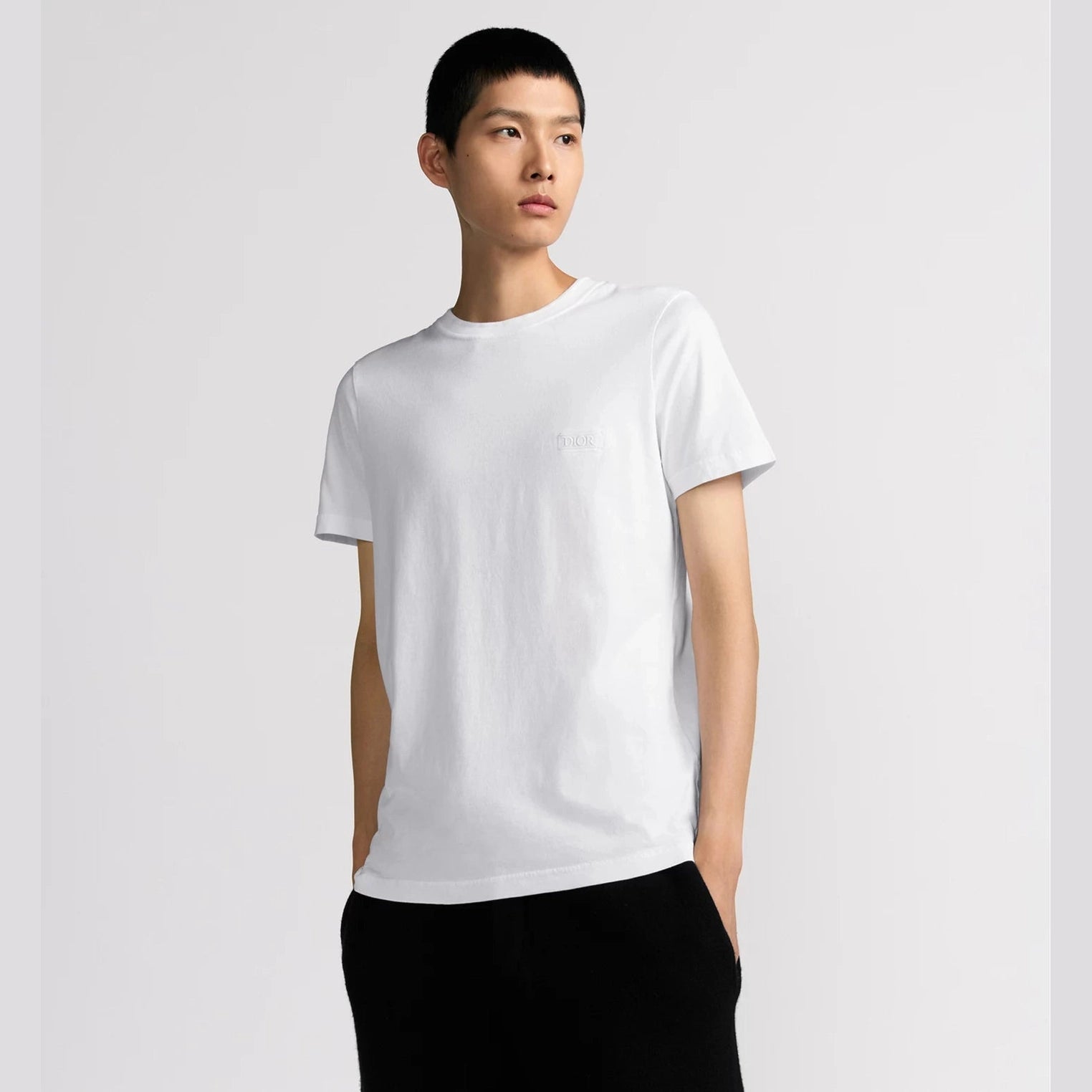 T-Shirt Christian Dior - Icon - Coton - Coupe Regular - Blanc