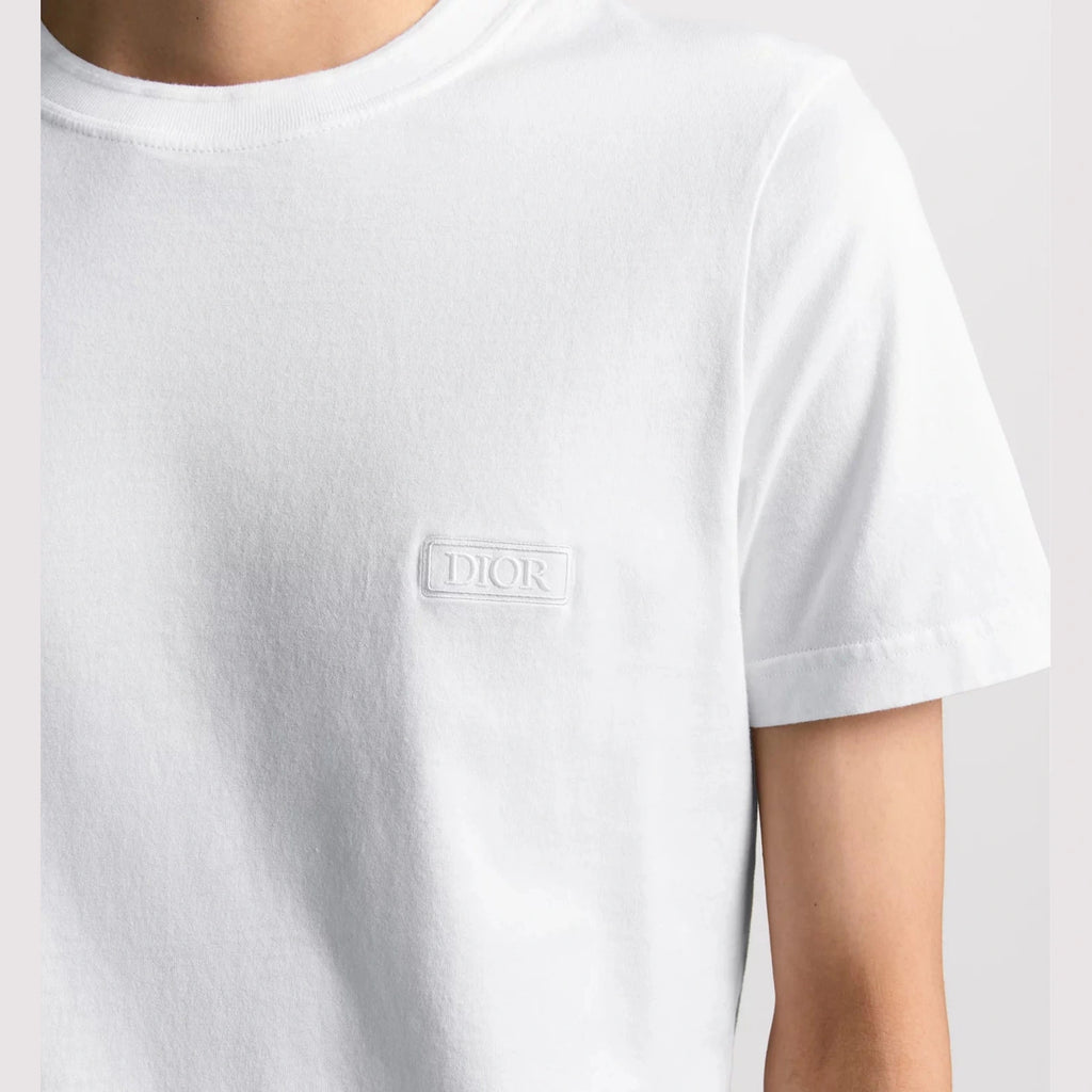 T-Shirt Christian Dior - Icon - Coton - Coupe Regular - Blanc
