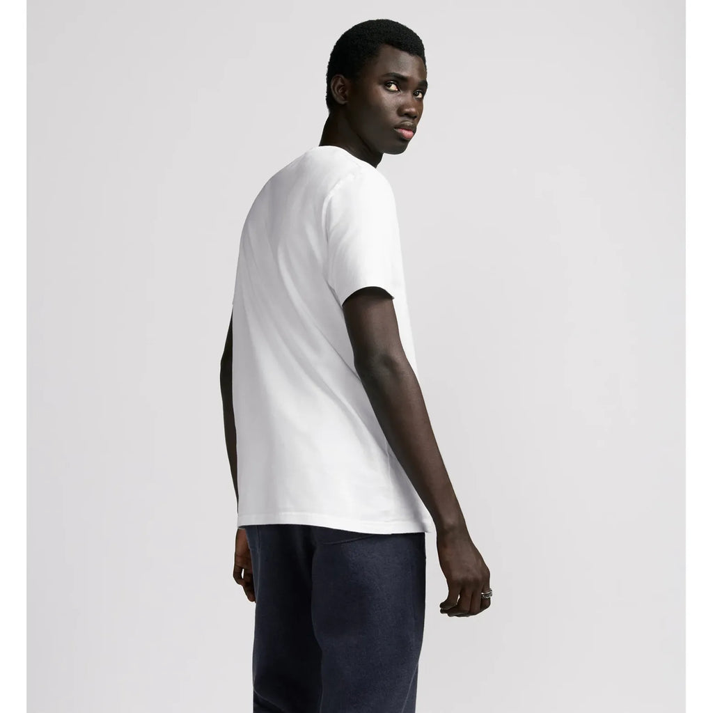 T-Shirt Christian Dior - CD Icon - Coupe Regular - Blanc