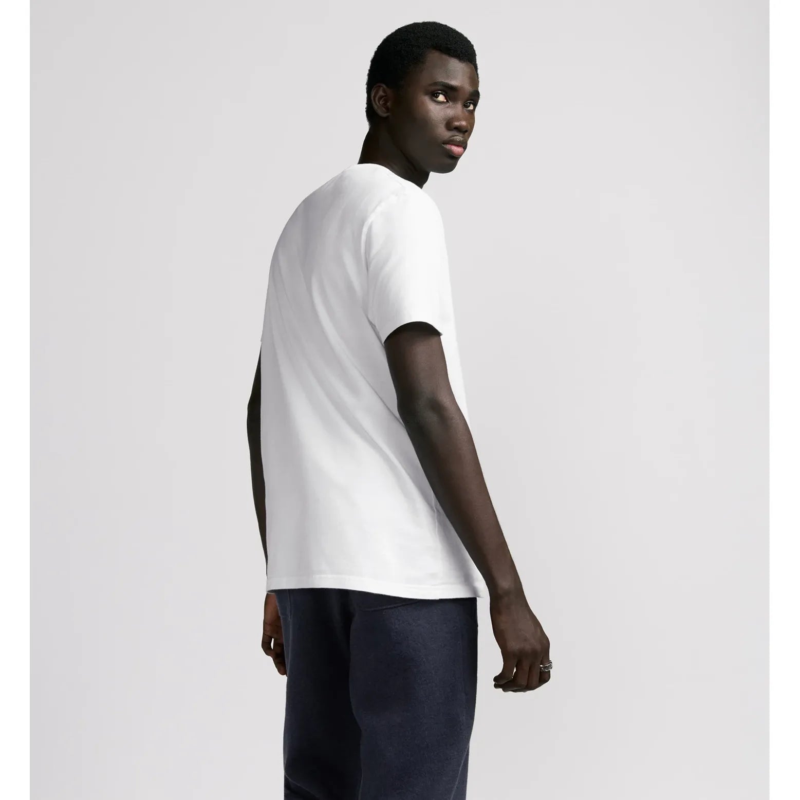 T-Shirt Christian Dior - CD Icon - Coupe Regular - Blanc