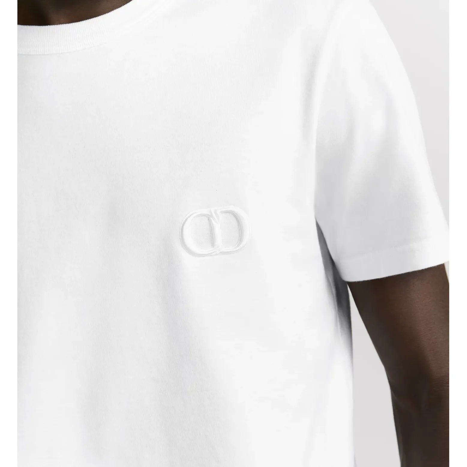 T-Shirt Christian Dior - CD Icon - Coupe Regular - Blanc
