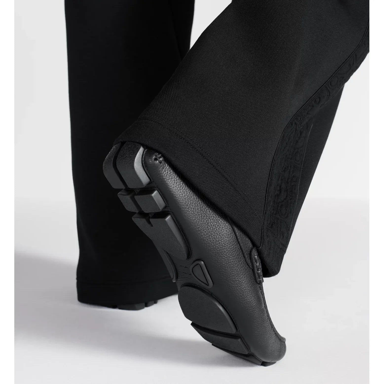 Mocassin Dior - Cuir de veau grainé - Noir