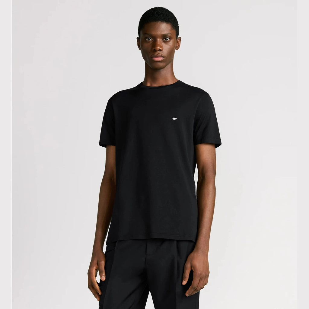 T-Shirt Christian Dior - Abeille - Coton - Noir