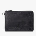 Pochette Berluti - Nino GM SCRITTO en Cuir - Noir
