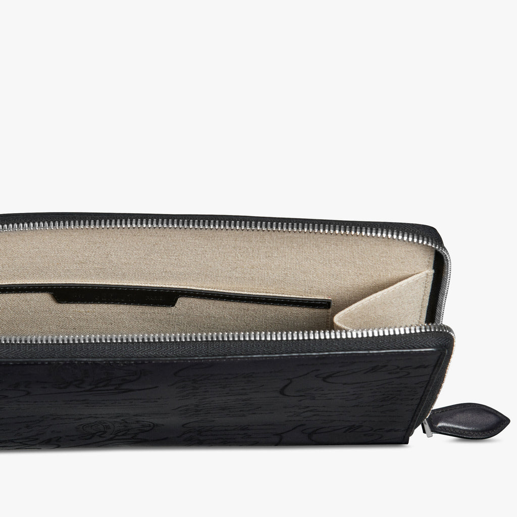 Pochette Berluti - Nino GM SCRITTO en Cuir - Noir