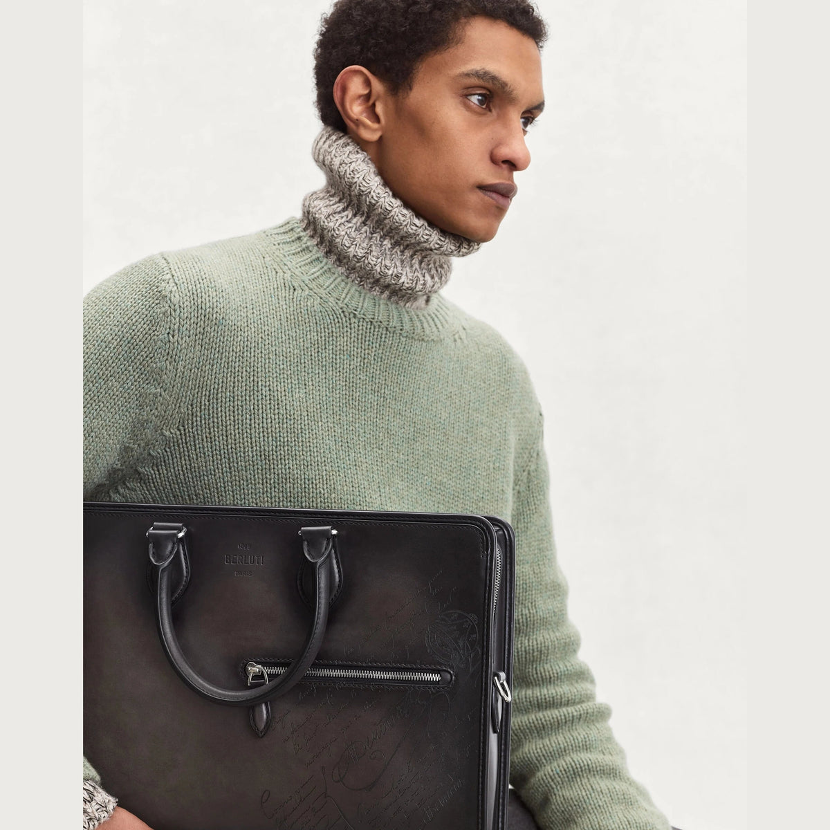 Porte-documents Berluti - Un Jour - Nero Grigio