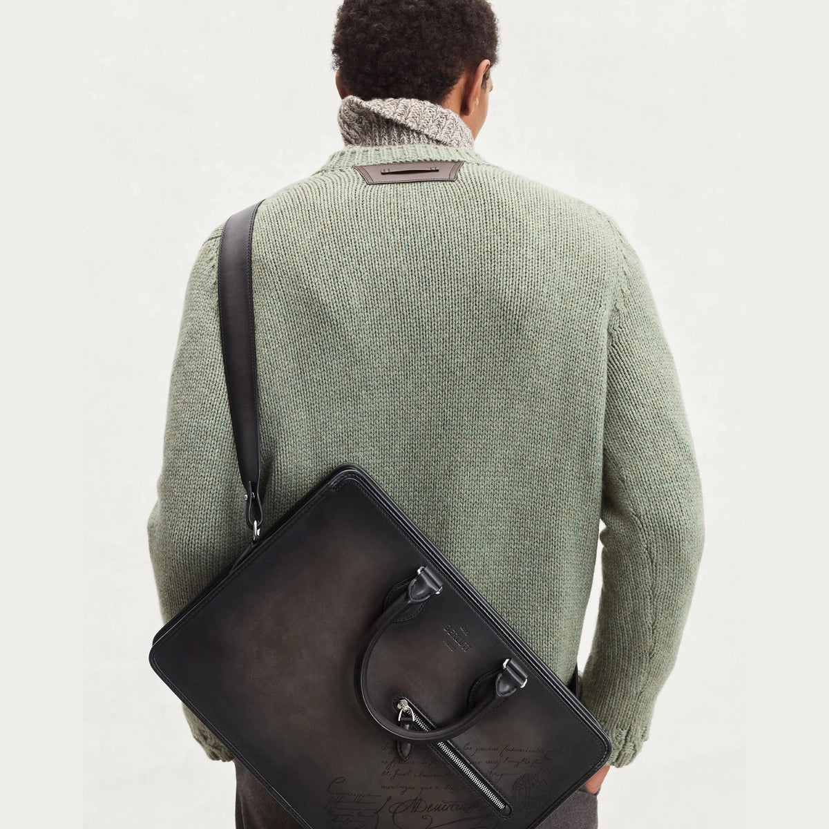 Porte-documents Berluti - Un Jour - Nero Grigio