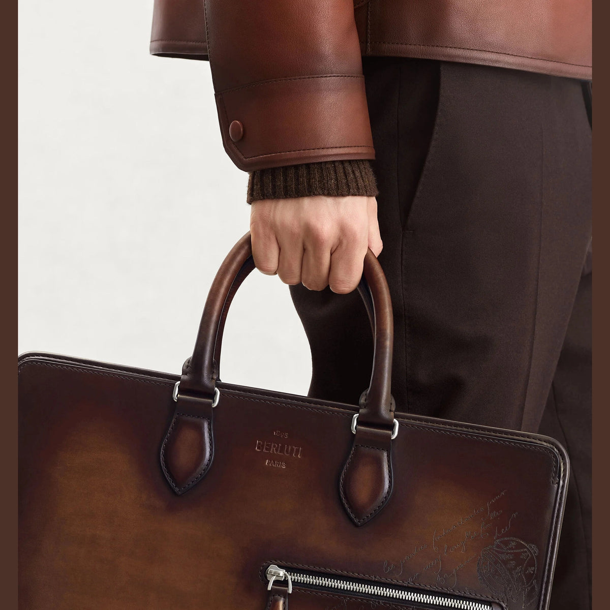Porte-documents Berluti - Un Jour - Cacao Intenso