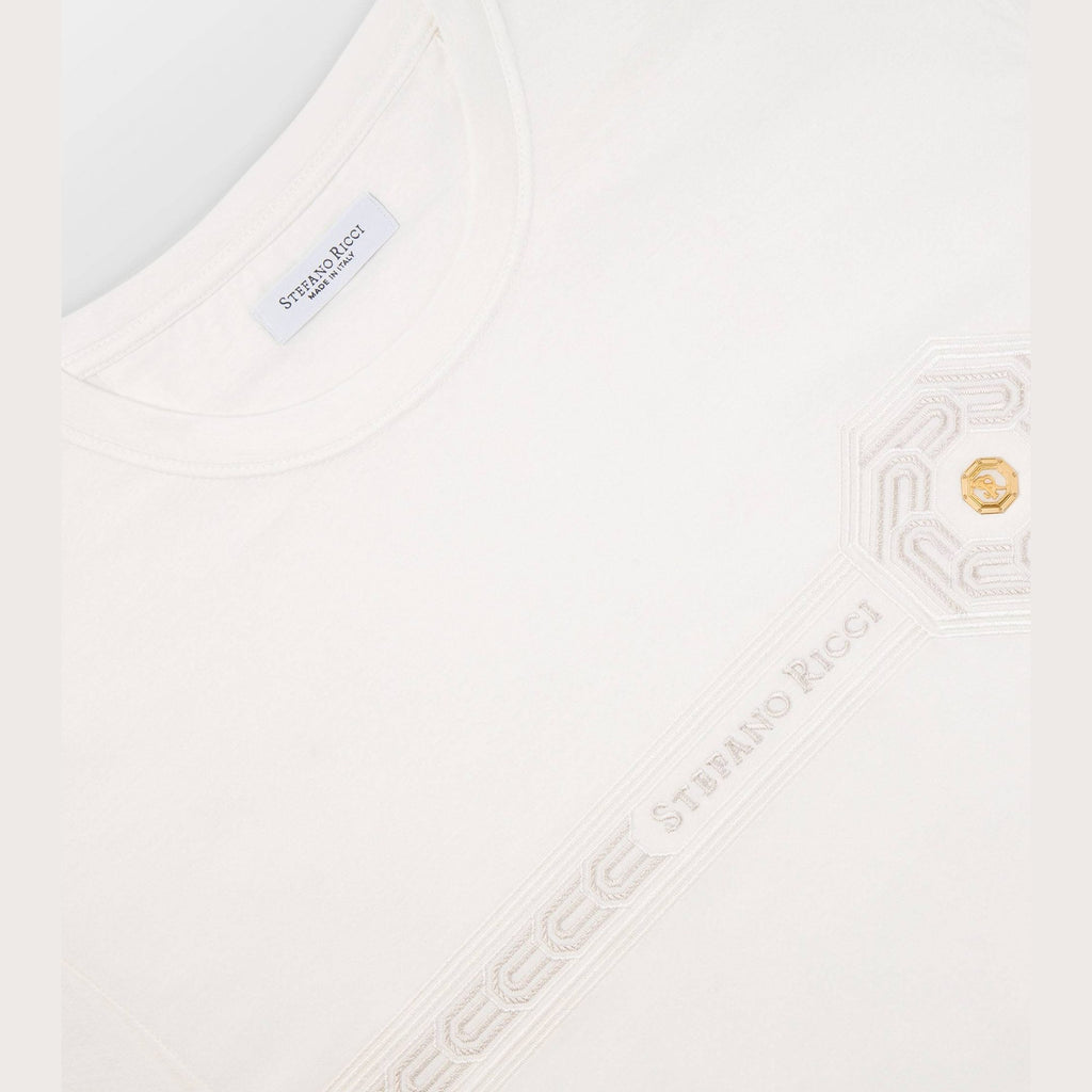 T-Shirt Stefano Ricci - Blanc
