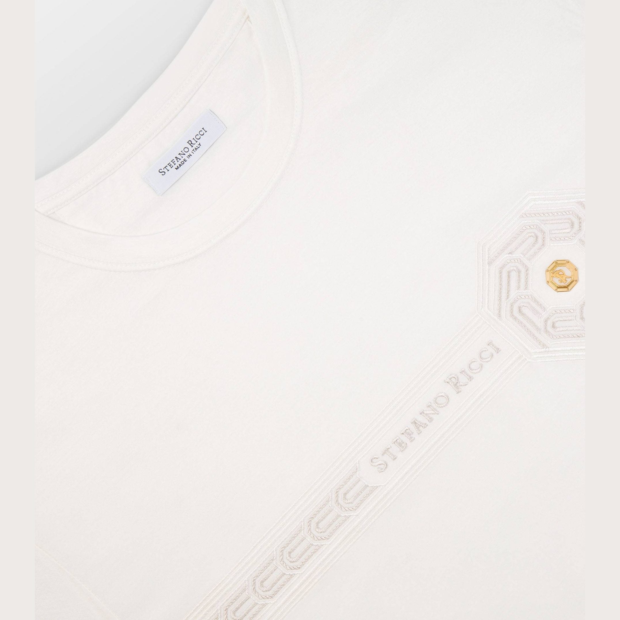 T-Shirt Stefano Ricci - Blanc