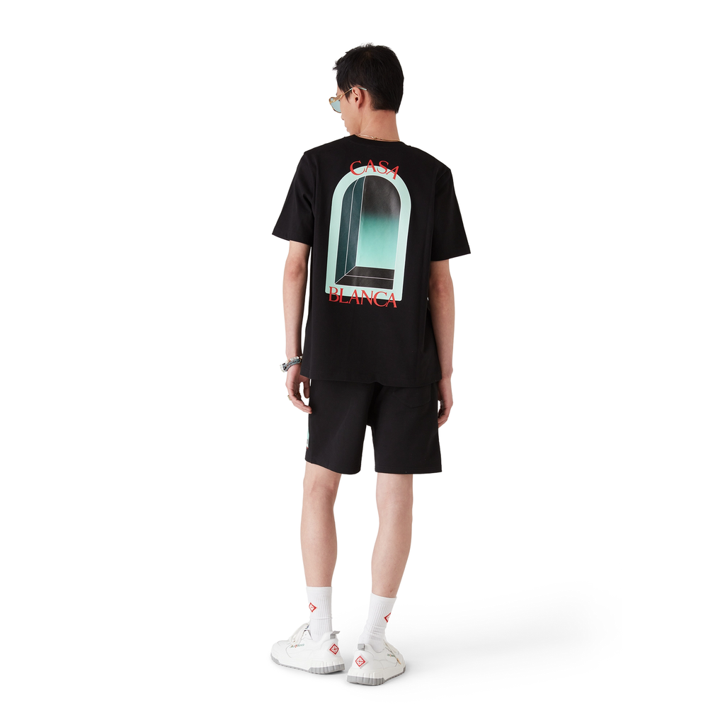 T-Shirt Casablanca - L'Arche - Noir