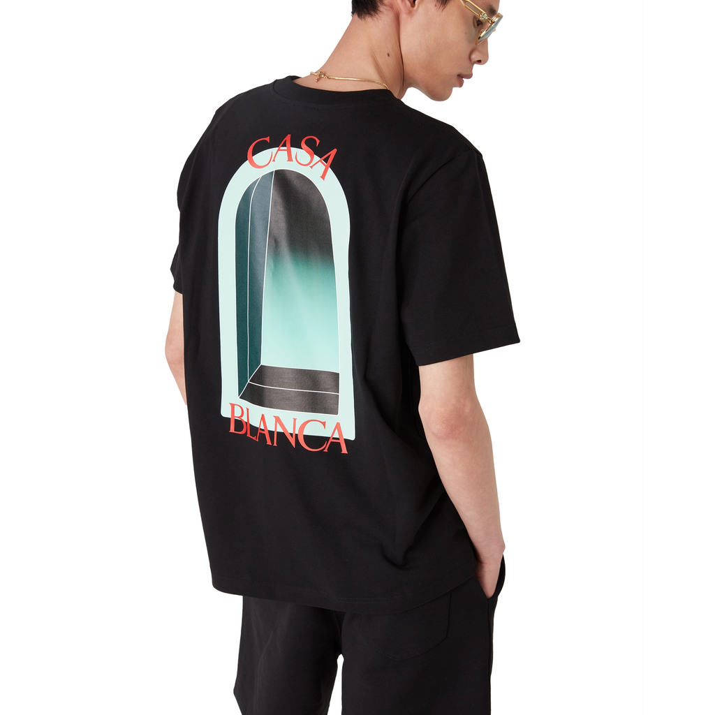 T-Shirt Casablanca - L'Arche - Noir