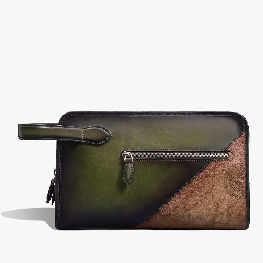 Trousse de toilette Berluti - en Cuir Morning Scritto