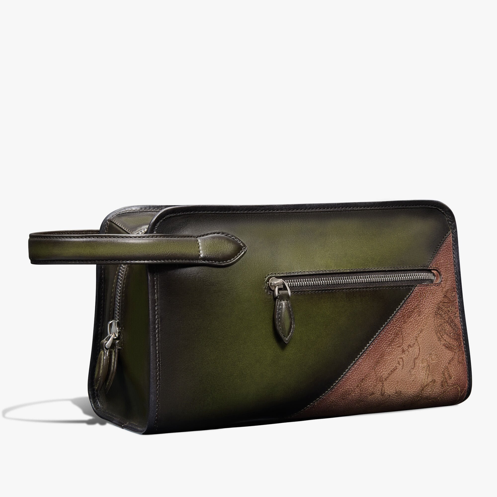 Trousse de toilette Berluti - en Cuir Morning Scritto