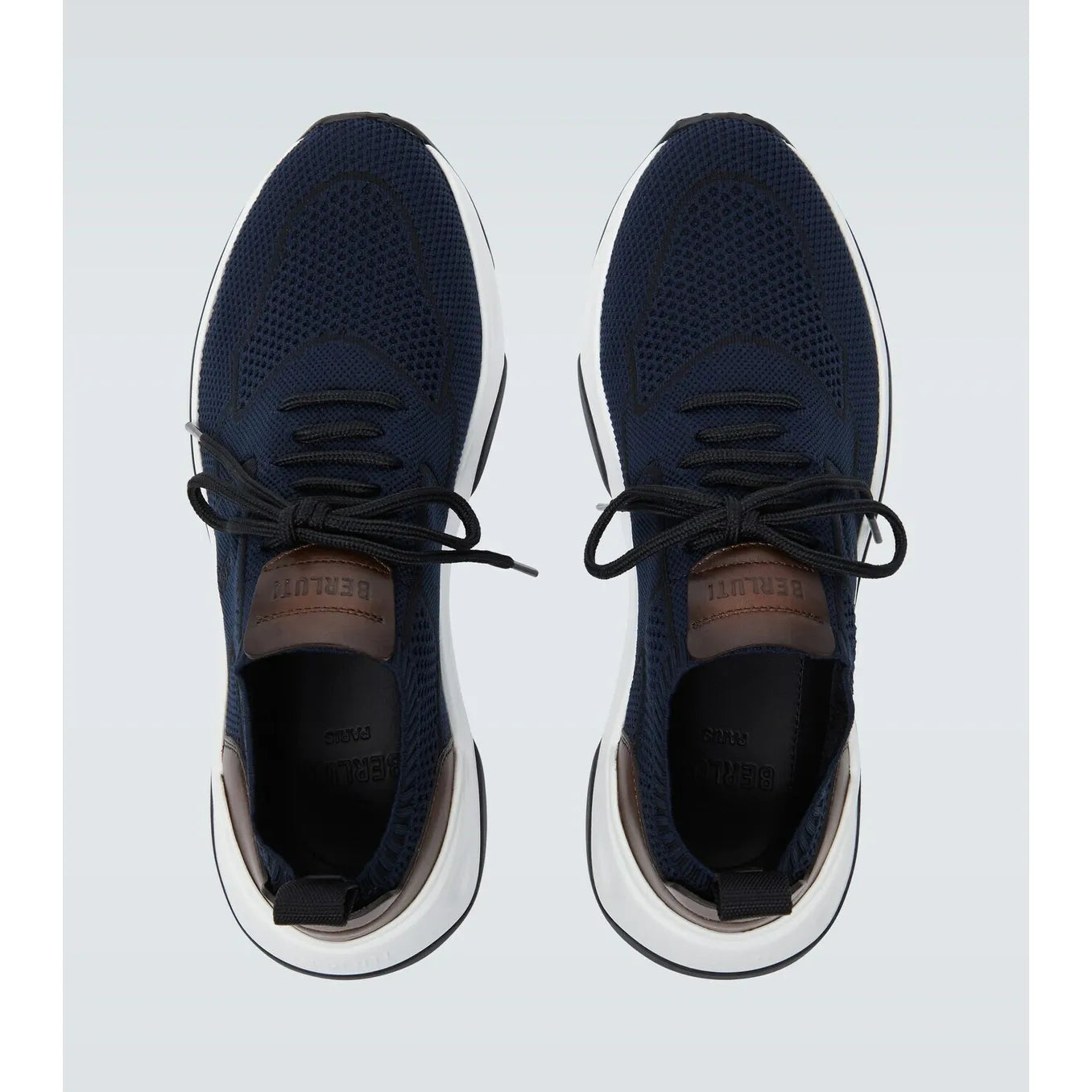 Espadrilles Berluti - Shadow - Lin et Cuir - Bleu Marine