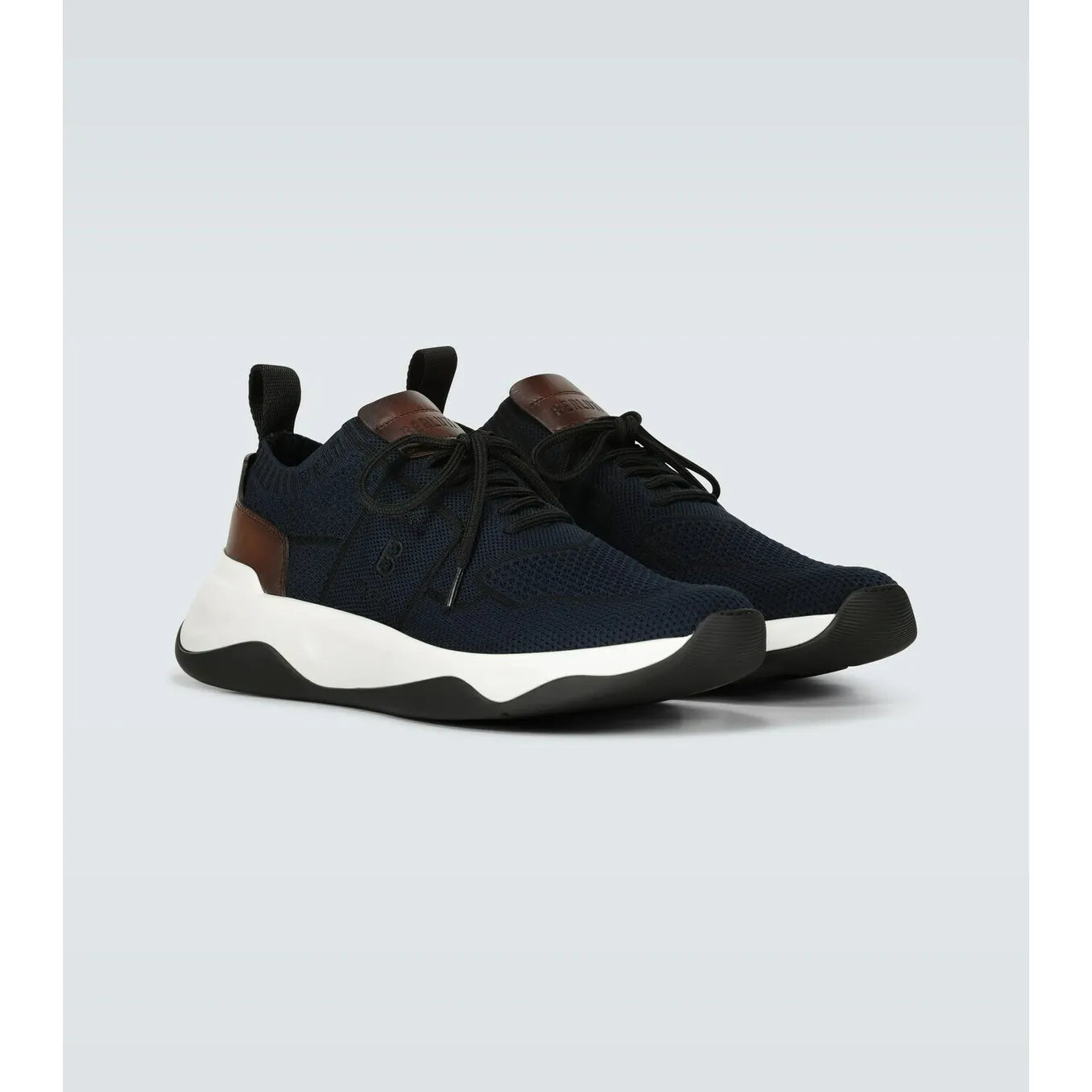 Espadrilles Berluti - Shadow - Lin et Cuir - Bleu Marine