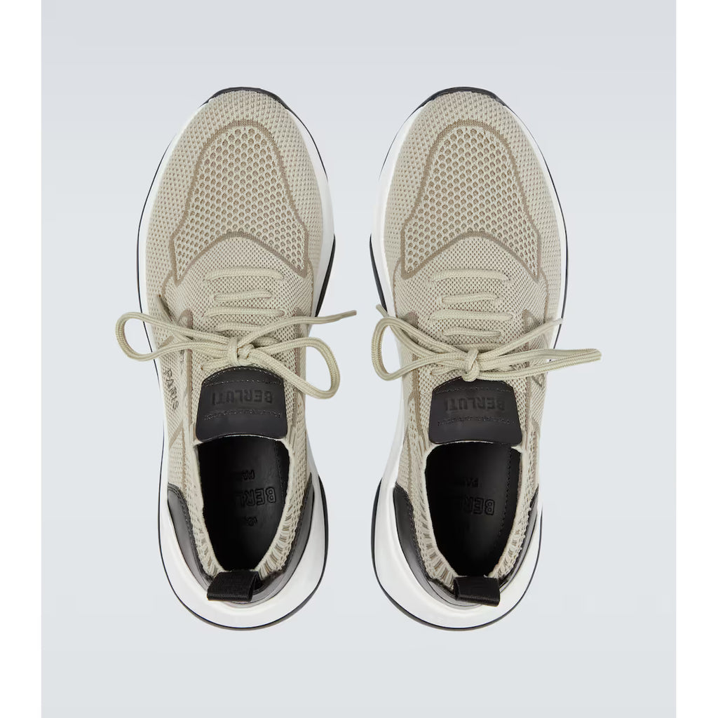 Espadrilles Berluti - Shadow - Lin et Cuir - Beige