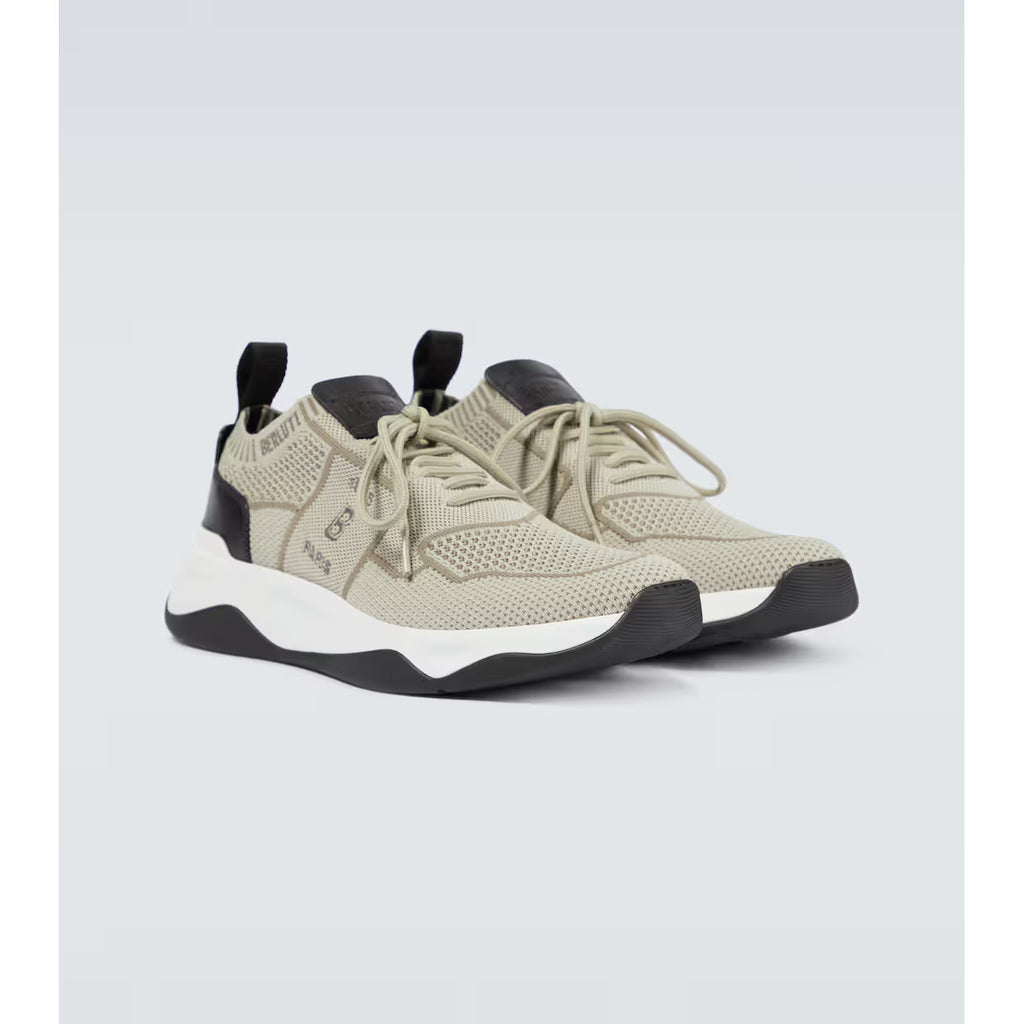 Espadrilles Berluti - Shadow - Lin et Cuir - Beige