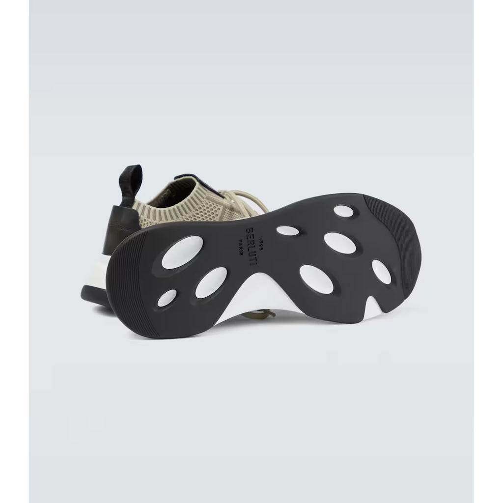 Espadrilles Berluti - Shadow - Lin et Cuir - Beige