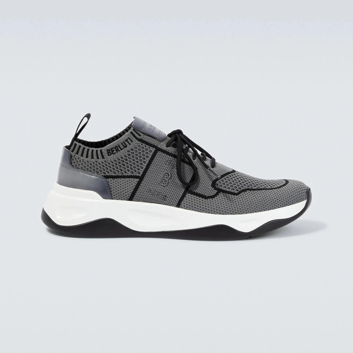 Espadrilles Berluti - Shadow - Maille et Cuir - Gris