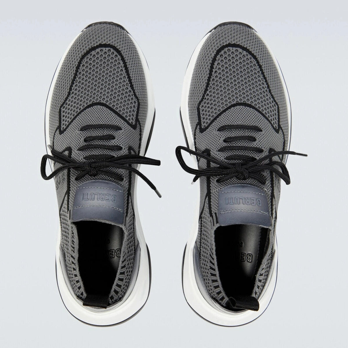 Espadrilles Berluti - Shadow - Maille et Cuir - Gris