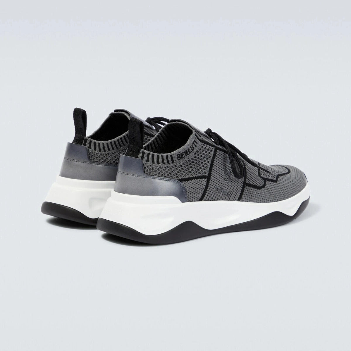 Espadrilles Berluti - Shadow - Maille et Cuir - Gris