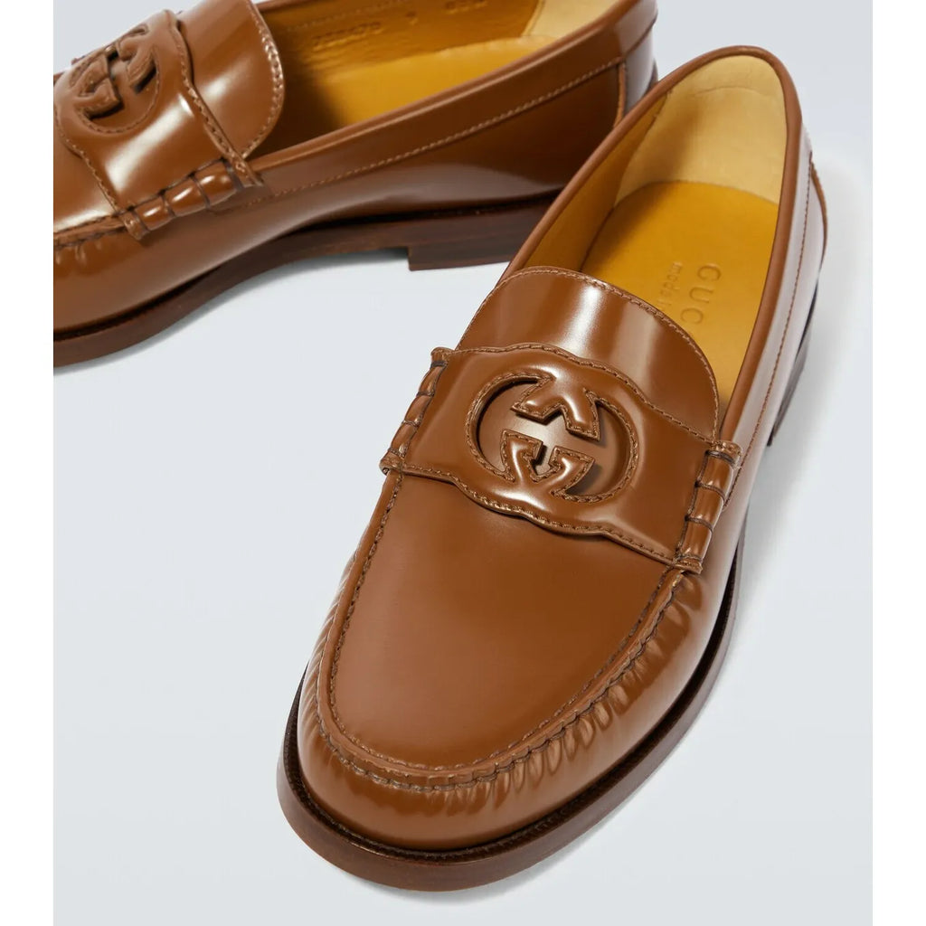 Mocassin Gucci - Interlocking G - Marron