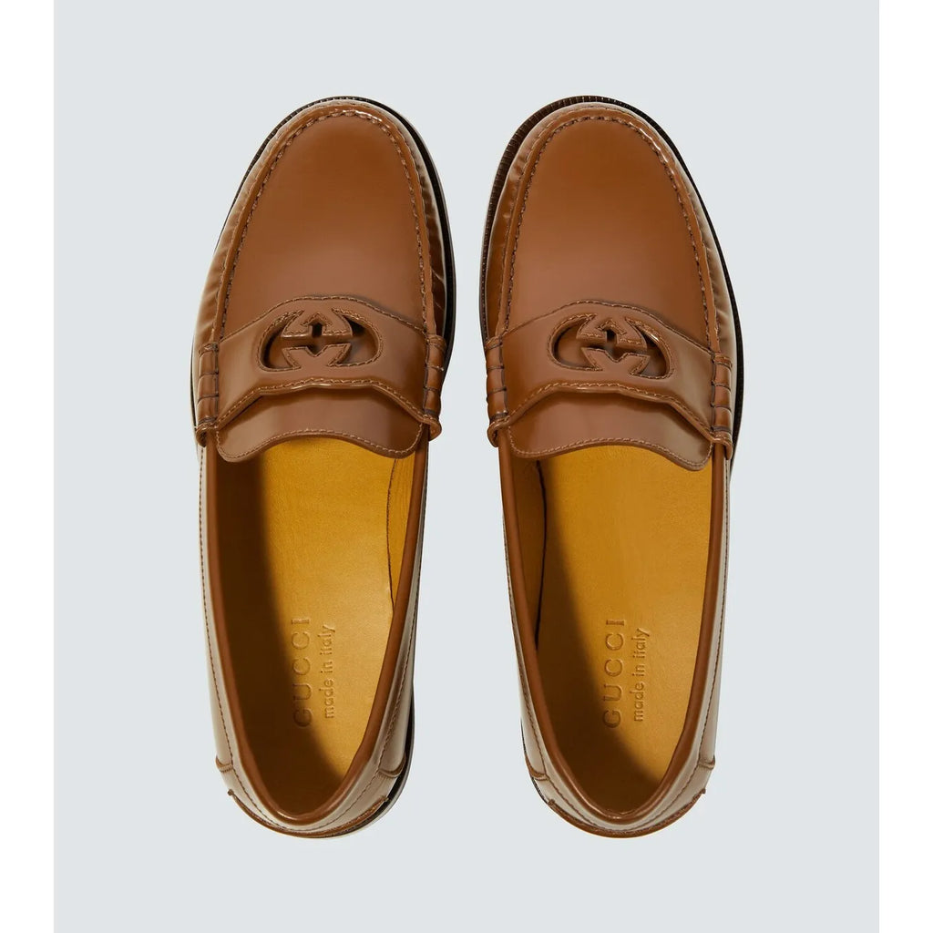 Mocassin Gucci - Interlocking G - Marron