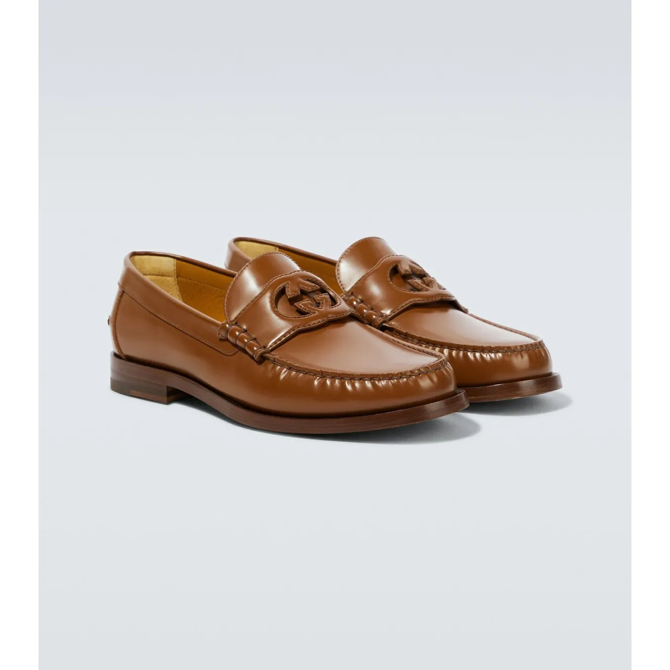 Mocassin Gucci - Interlocking G - Marron