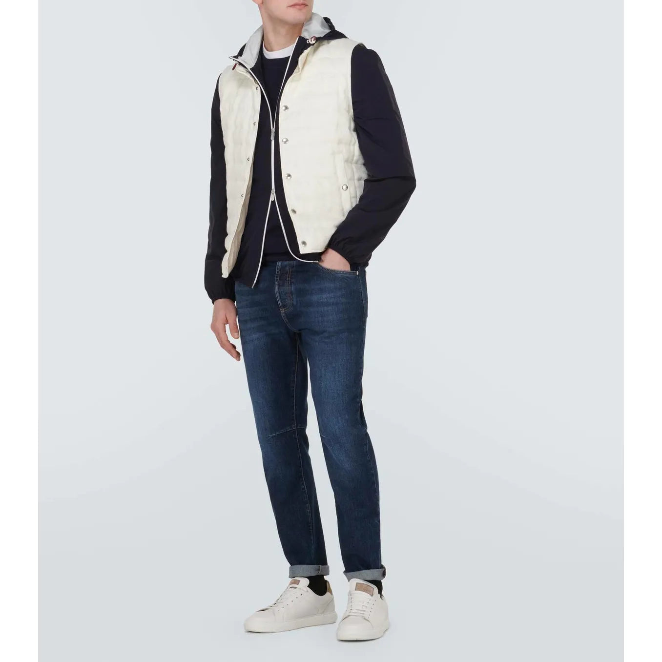 Bomber Brunello Cucinelli- Bleu Marine