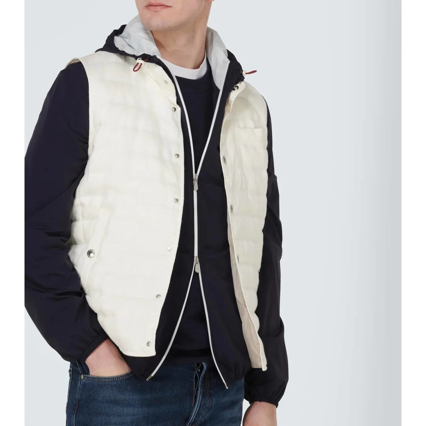 Bomber Brunello Cucinelli- Bleu Marine