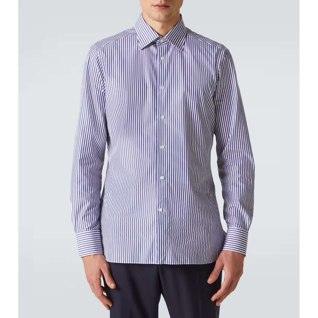Chemise Zegna - En Coton Rayé