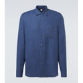 Chemise Berluti - Scritto – Lin - Bleu Marine