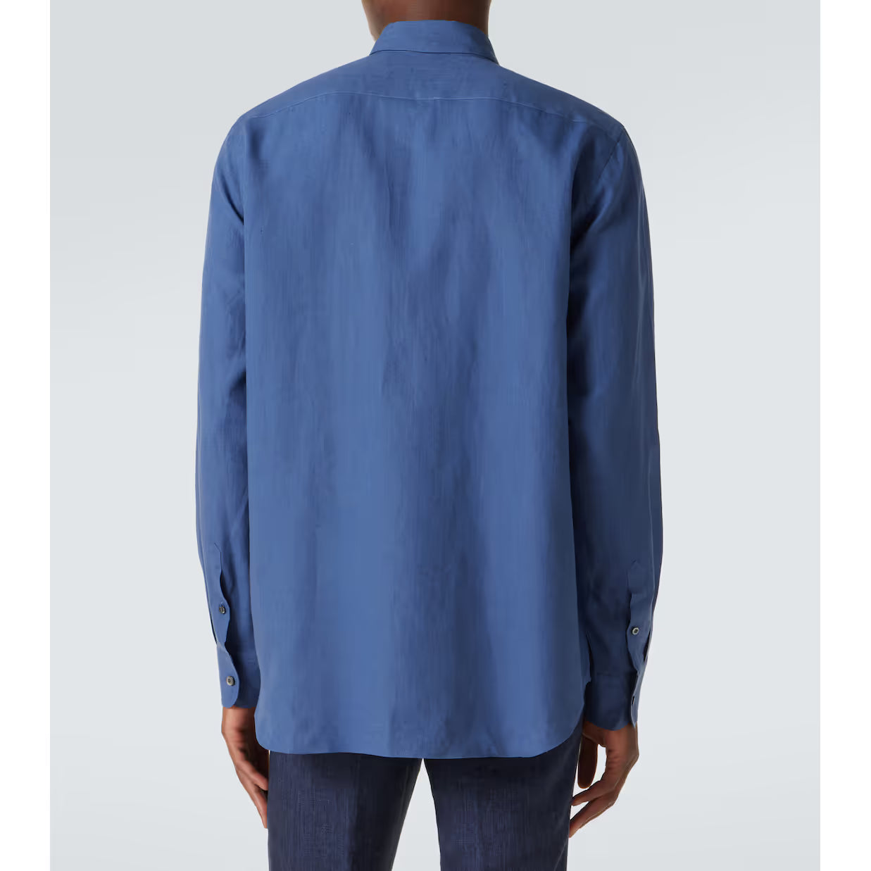 Chemise Berluti - Scritto – Lin - Bleu Marine