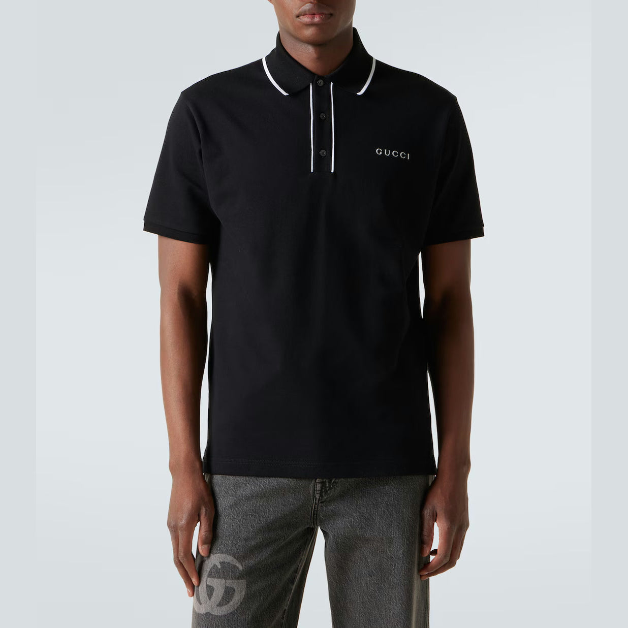 Polo Gucci - Stretch Cotton - Noir