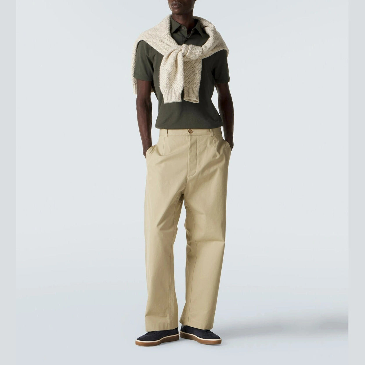 Polo Loro Piana - Coton - Vert