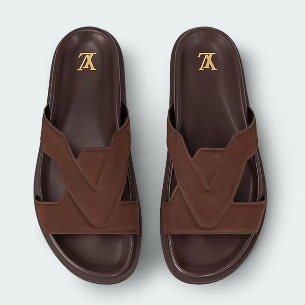Sandales Louis Vuitton - Oasis - Daim - Marron
