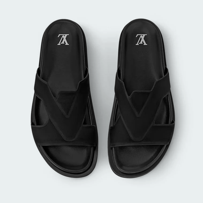 Sandales Louis Vuitton - Oasis - Daim - Noir