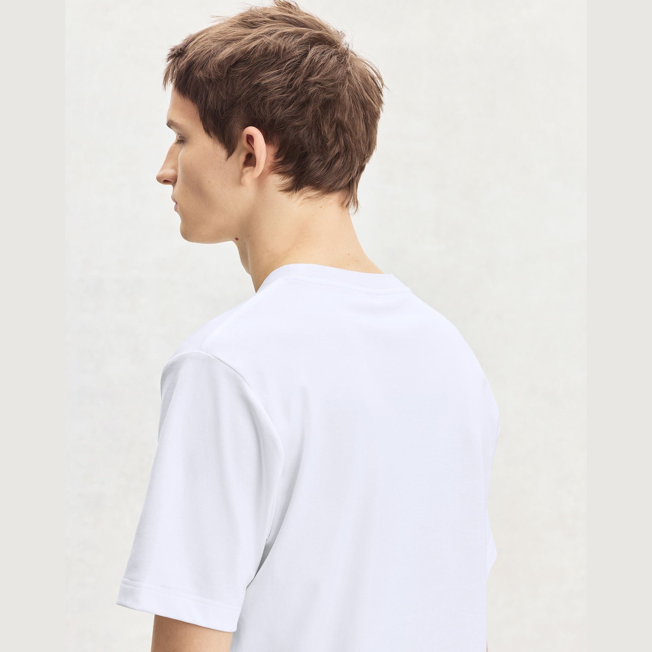 T-Shirt Berluti - à Poche avec Détail en Cuir - Blanc