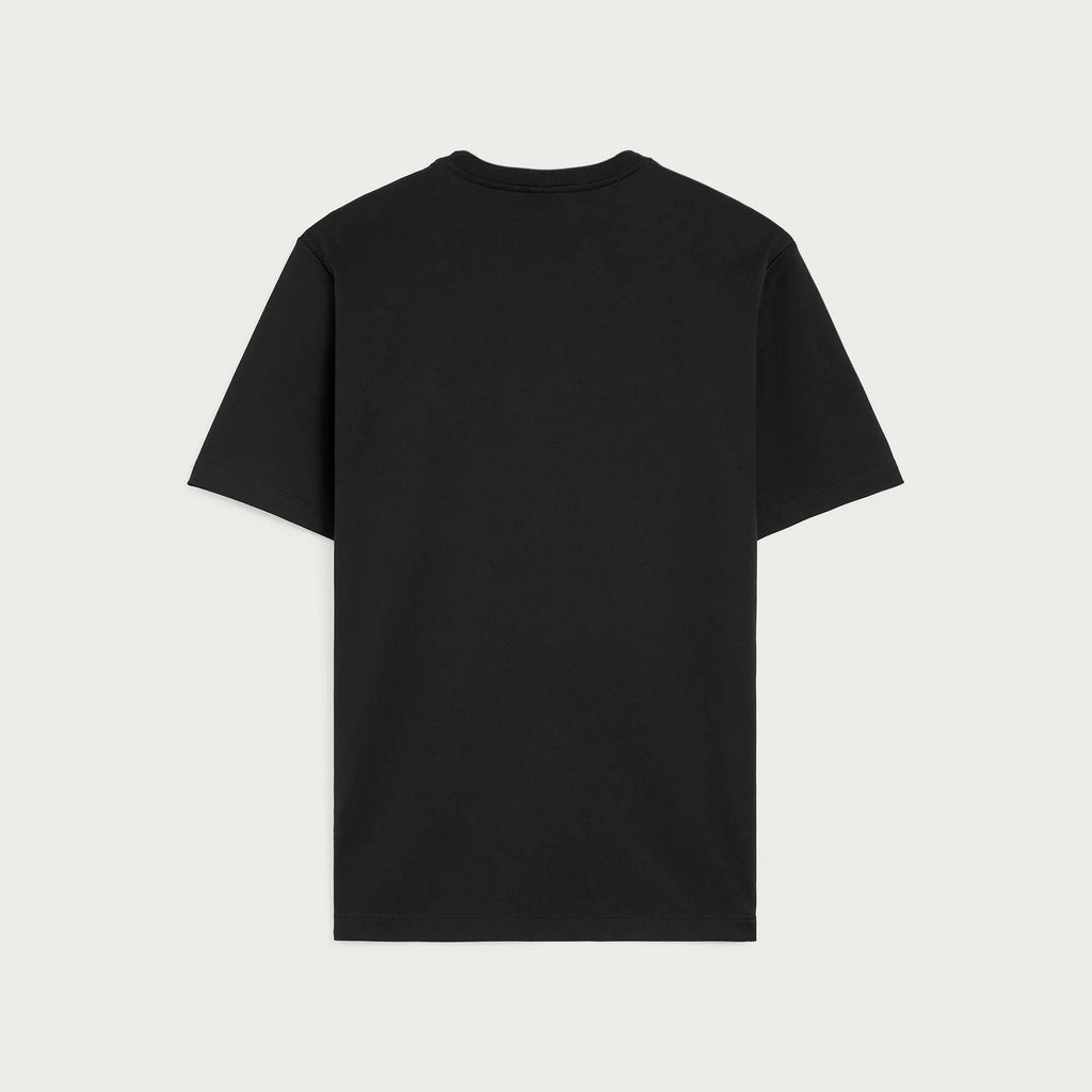 T-Shirt Berluti - à Poche avec Détail en Cuir - Noir