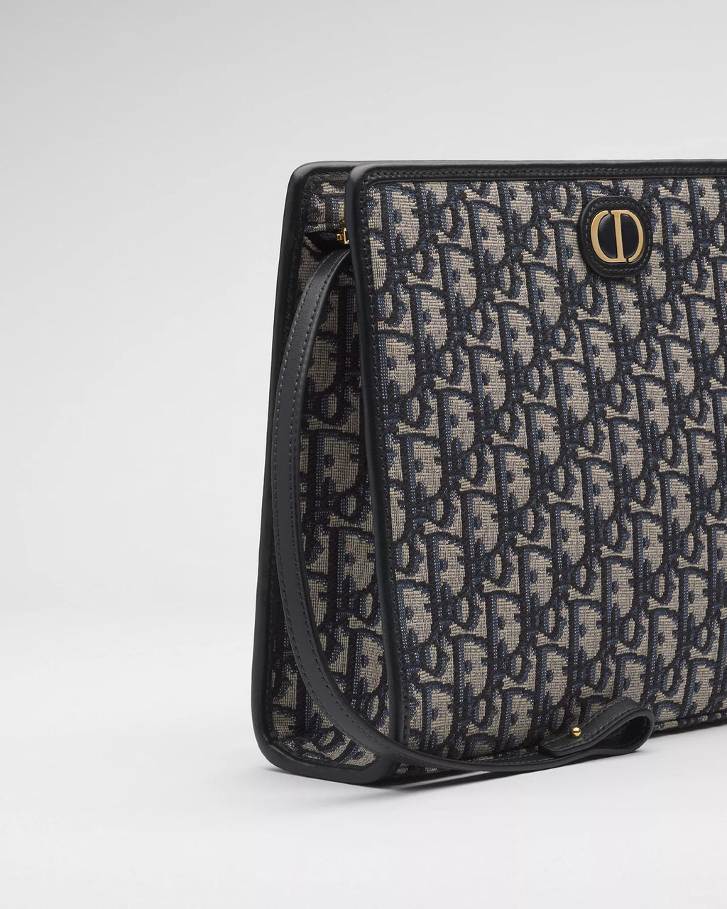 Pochette Dior - Dea 30 Montaigne - Toile jacquard Dior Oblique bleu