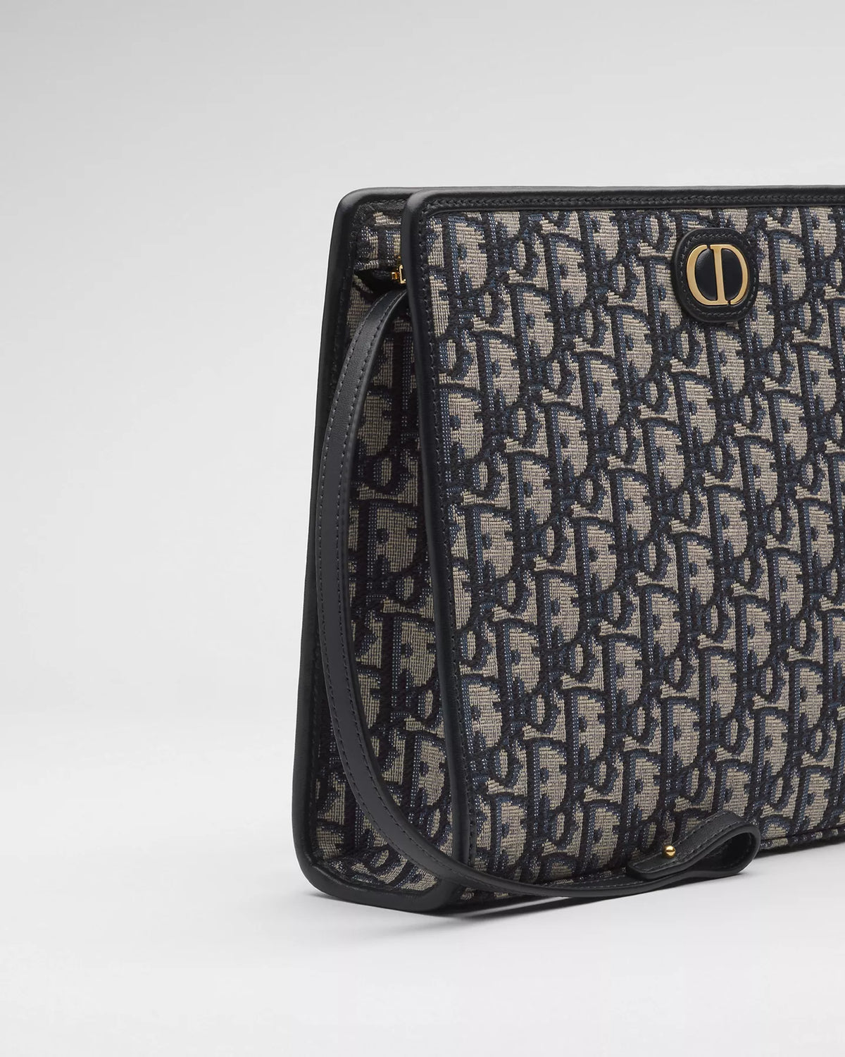 Pochette Dior - Dea 30 Montaigne - Toile jacquard Dior Oblique bleu