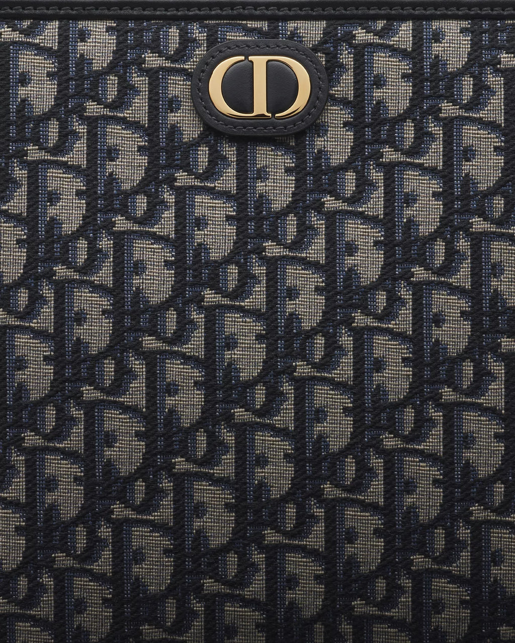 Pochette Dior - Dea 30 Montaigne - Toile jacquard Dior Oblique bleu